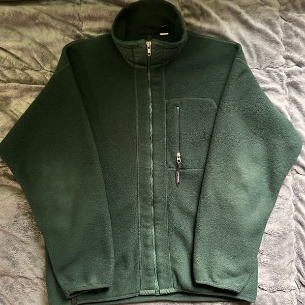 90s usa 파타고니아 후리스 그린