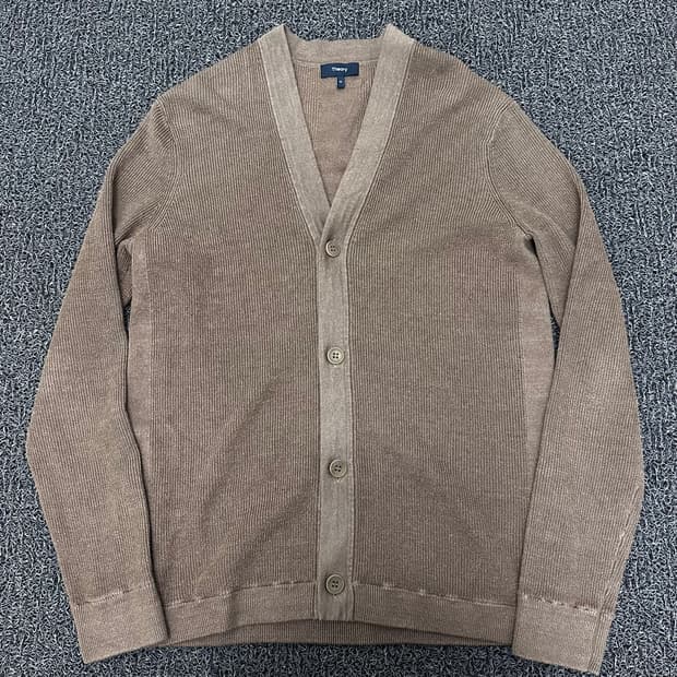 Theory 띠어리 남성 가디건 브라운 한국 매장판 M