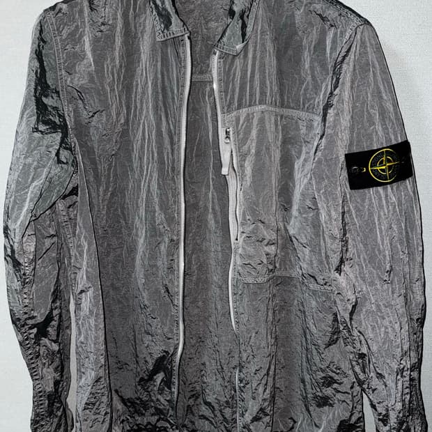 스톤아일랜드 나일론메탈 25ss 펄그레이 XL 