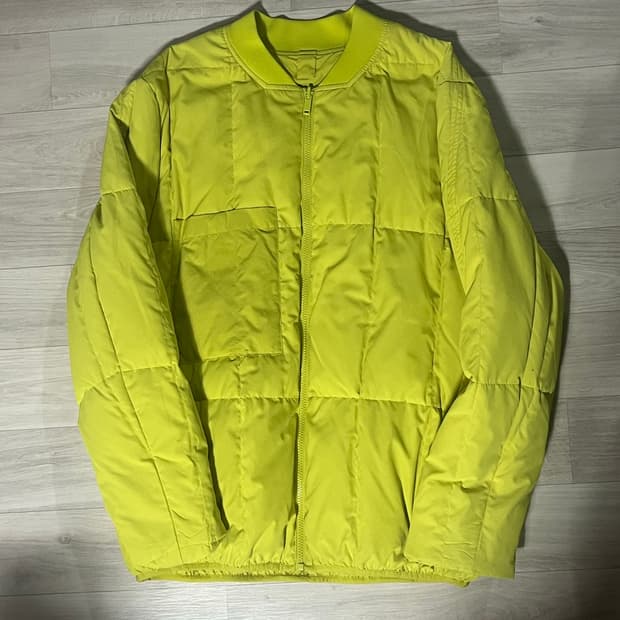 COS 리버시블 봄버 라임