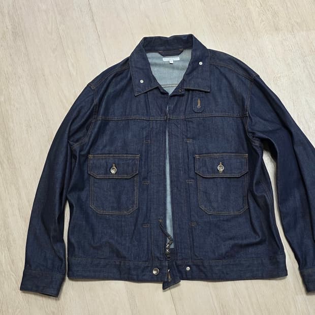 [S] 엔지니어드 가먼츠 데님 트러커 인디고