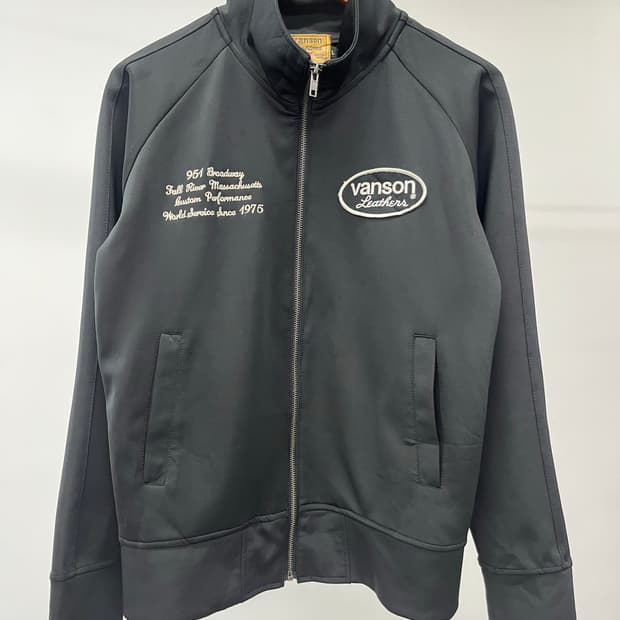 Vanson leather 밴슨 레더 집업 트랙 자켓
