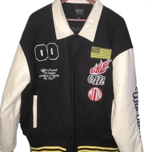Boohoo varsity jacket