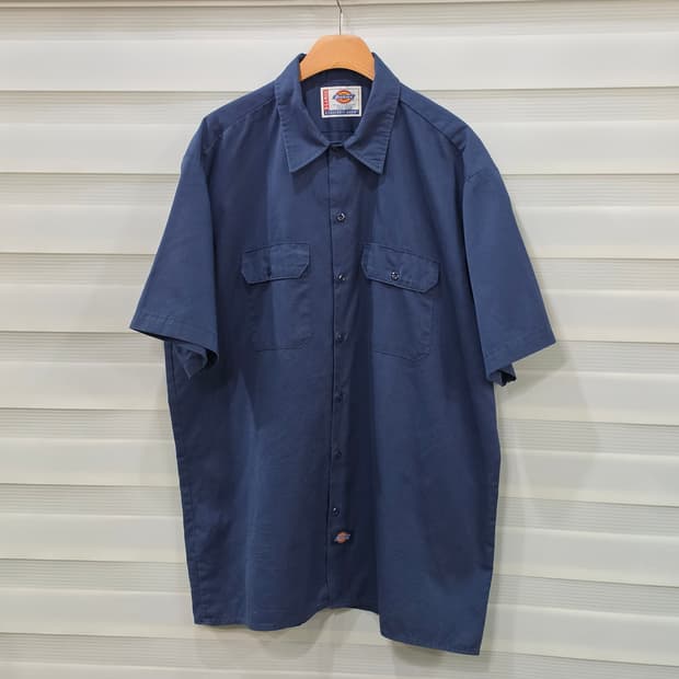 디키즈 반팔 워크셔츠- XL