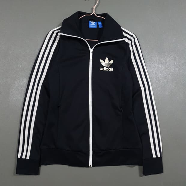 [S] 아디다스 유로파 파이어버드 트랙탑 져지 자켓 벨벳 블랙 희귀