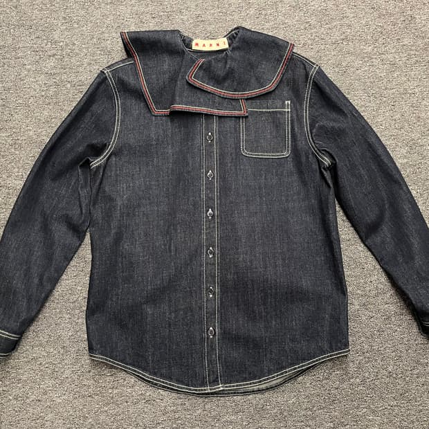[66] 마르니 MARNI 코샤쥬 데님셔츠 38