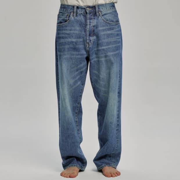 비헤비어 523L 셀비지 데님