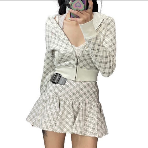 버버리블루라벨 후드집업 38사이즈