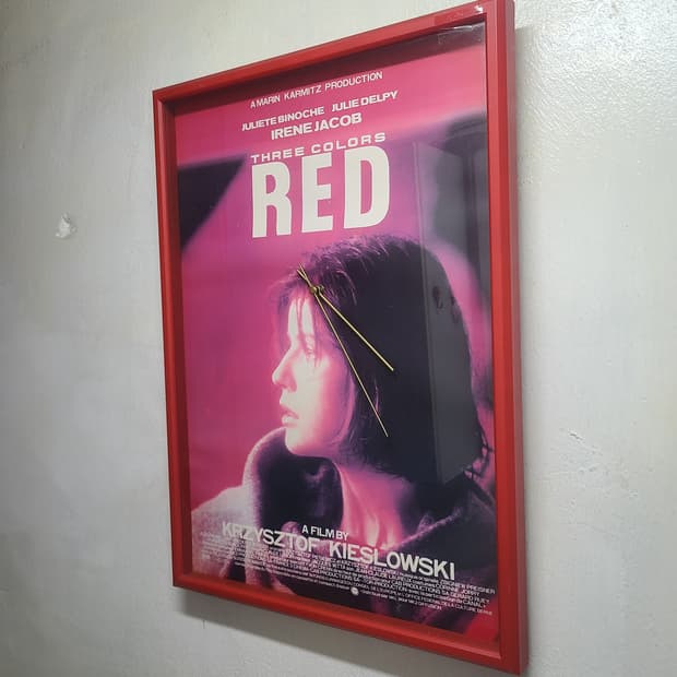영화 RED 포스터 시계 (초희귀) 97년 제품