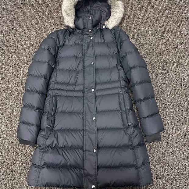 타미힐피거 여성 다운 롱패딩 블랙 S