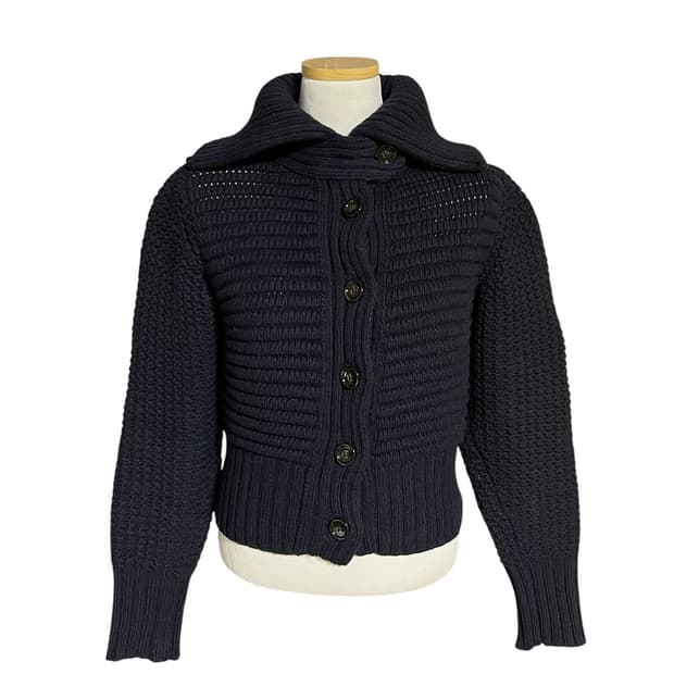 See by Chloé 네이비 니트 알파카 가디건 S