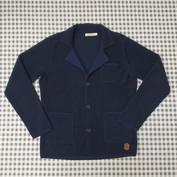 일꼬르소 울100 슬림핏 니트 가디건 남자95