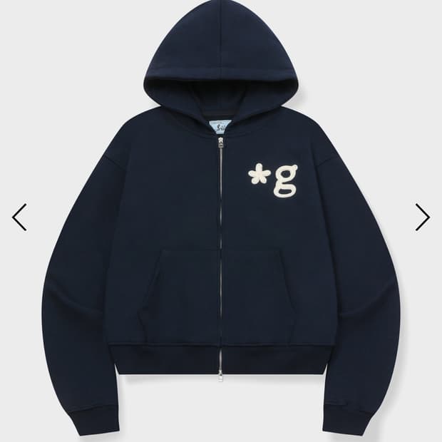 글런든 후드집업 네이비