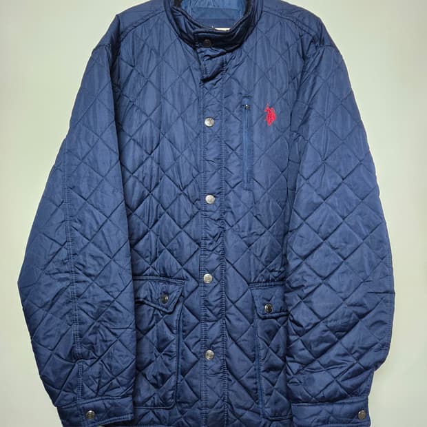 U.S. 폴로 어쌔신 퀼팅 자켓 네이비2XL