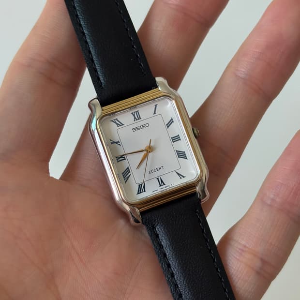 1990s Lucent Roman Index Tank Quartz