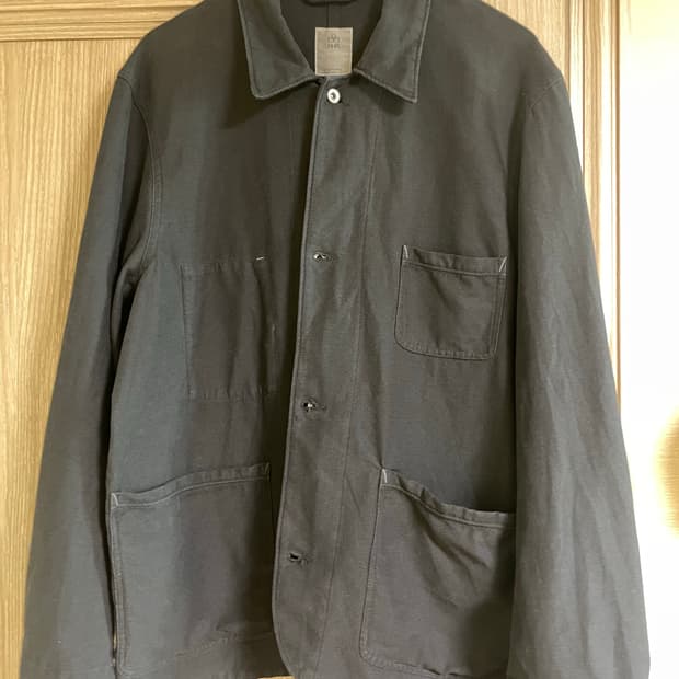 (2) 24ss 폴리테루 초어 커버올 블랙