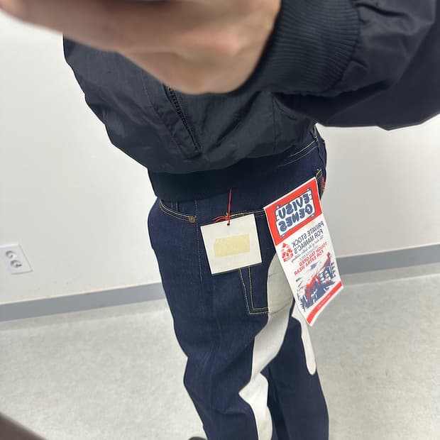 에비수 빅다이콕 셀비지 데님