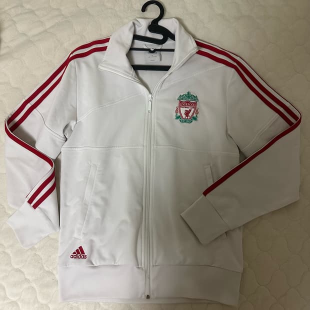 아디다스 리버풀 흰빨 트랙탑 져지