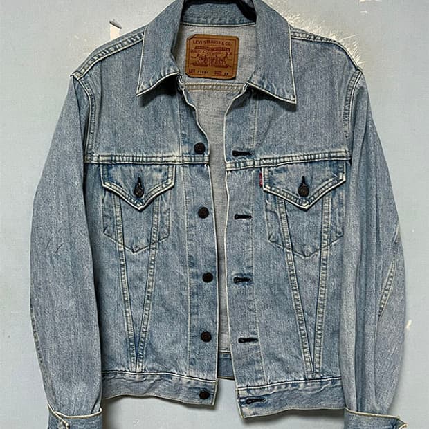 리바이스 71557  빅E 3rd 트러커 춘추 M 95 38사이즈