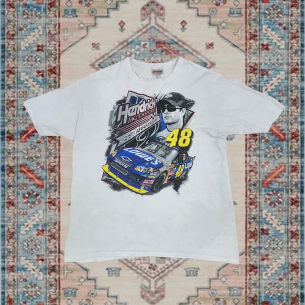 NASCAR 빈티지 헨드릭 모터스포츠 25주년 티셔츠 2XL