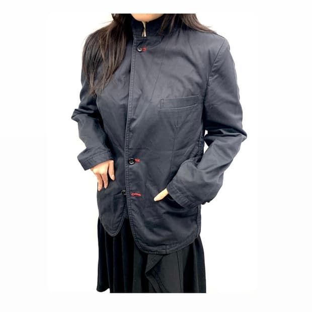 꼼데가르송 옴므 레드 스티치 자켓