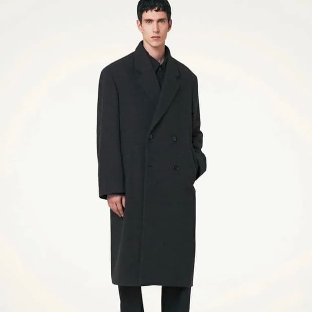 (구매)르메르 맥시 더블 브레스티드 코트