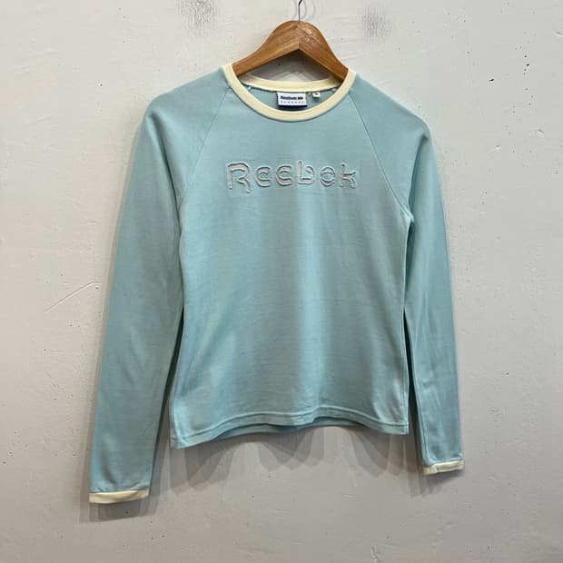 REEBOK 리복 y2k 스카이블루 롱슬리브 우먼즈 