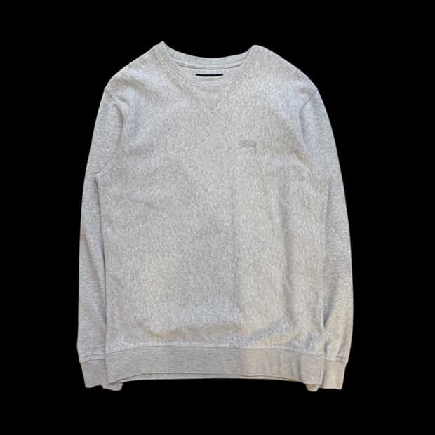 스투시 베이직 크루넥 맨투맨