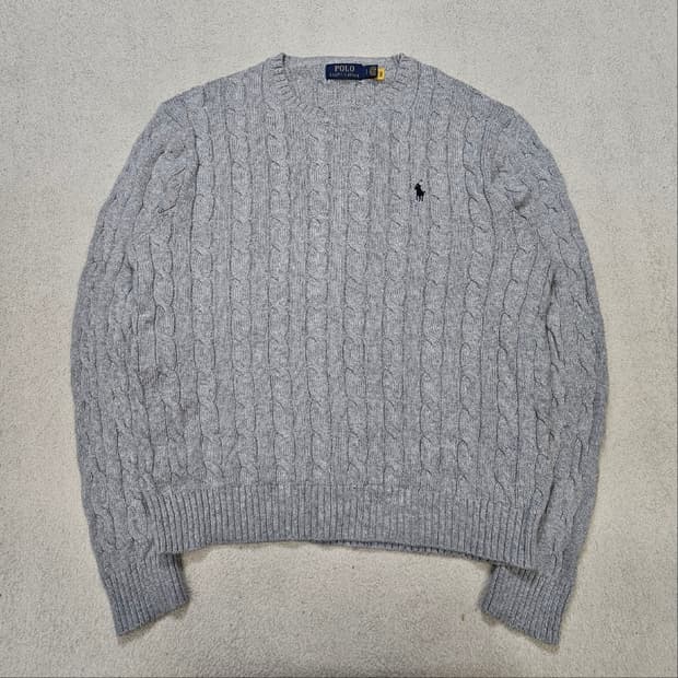 폴로 랄프 로렌 신형 QR 케이블 니트 L