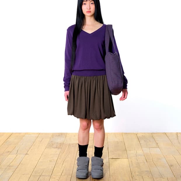 코이세이오038 펌킨 스커트 카키