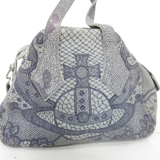 비비안 웨스트우드 스웨이드 미니어스 핸드백