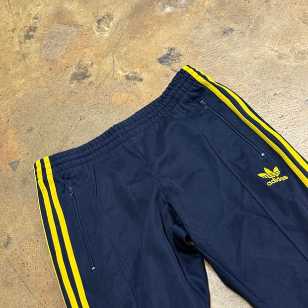 [정품/95] 아디다스 삼선 트레이닝 바지 네이비 옐로우 b17