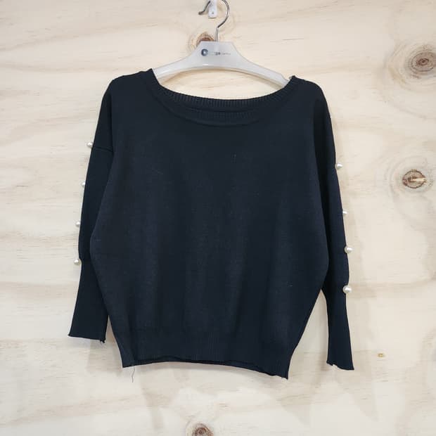 578) 진주 장식 니트티