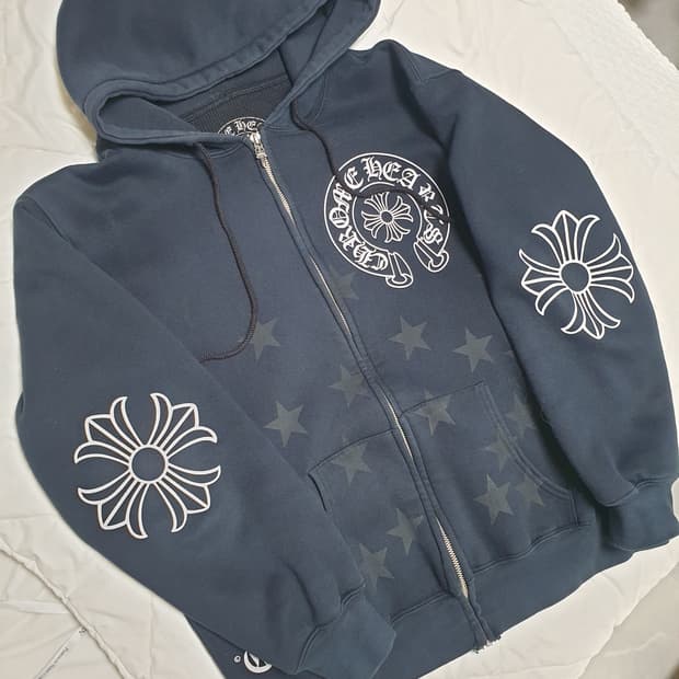 크롬하츠 스타 후드집업 L