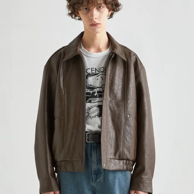 로파이 레더자켓 