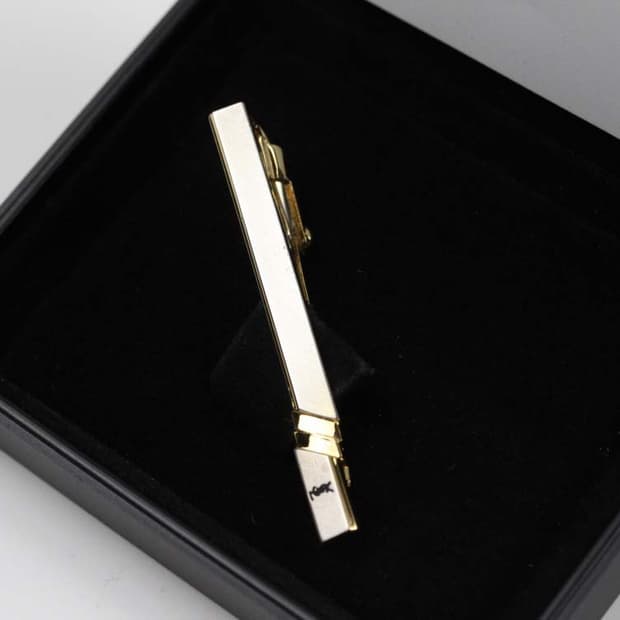 입생로랑 B+등급 5cm 남자 명품 넥타이핀 빈티지