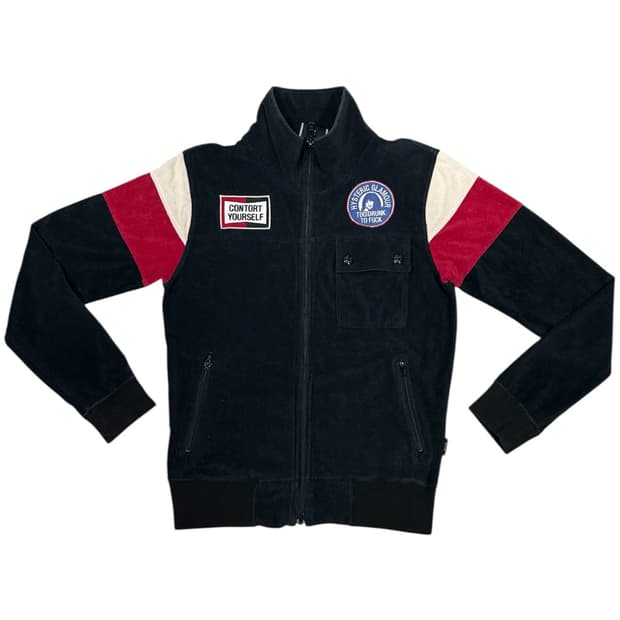 히스테릭 글래머 아카이브 아이코닉 패치 져지 집업 자켓