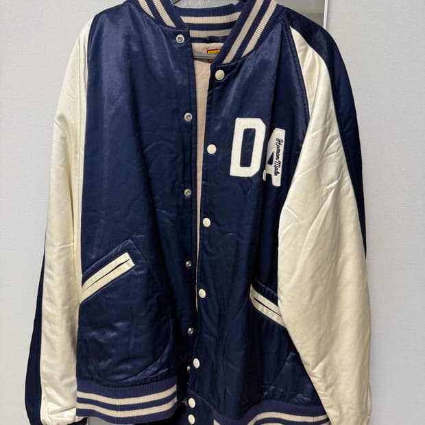 급처) 휴먼메이드 스타디움 자켓 네이비 XXL 사이즈 급처