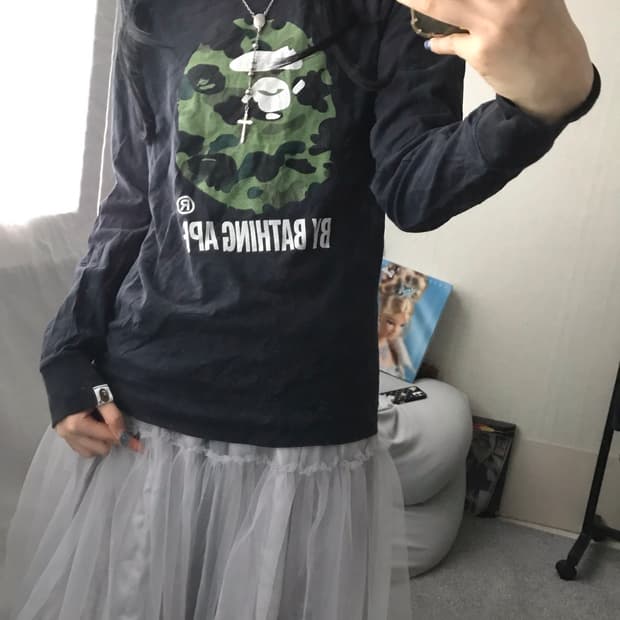 베이프 카모 빅사루 롱슬리브