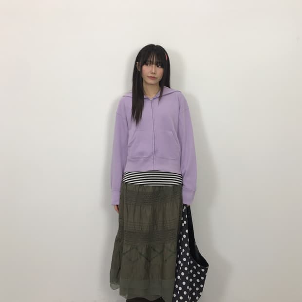 Uniqlo Purple Cotton Zip Up Hoodies