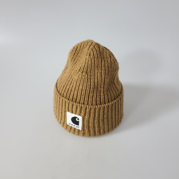 사카이 X 칼하트 WIP 울 블랜드 비니 골든 브라운 OS