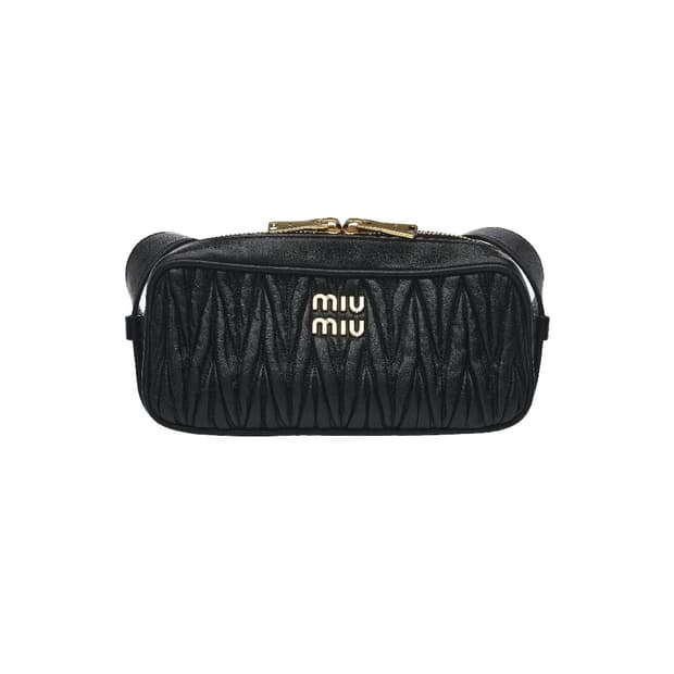 [S급] 미우미우 마테라쎄 나파 가죽 숄더백 블랙 판매합니다!!!