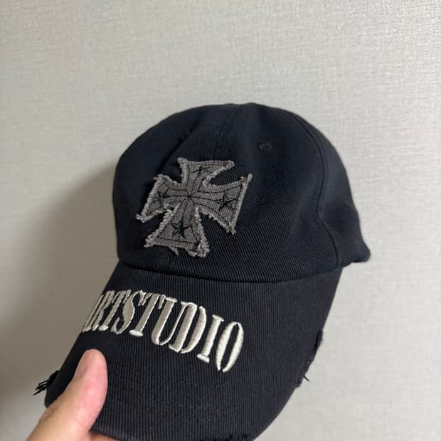 ETCE CROSS DESTROYED CAP (BLACK)