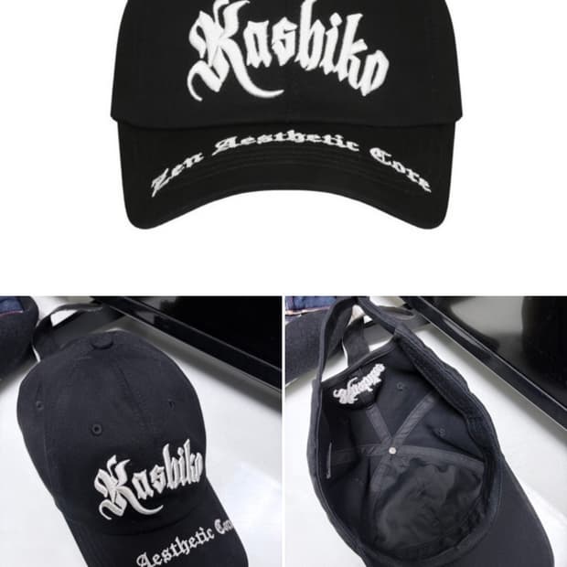 카시코 Embroied Ball Cap Black