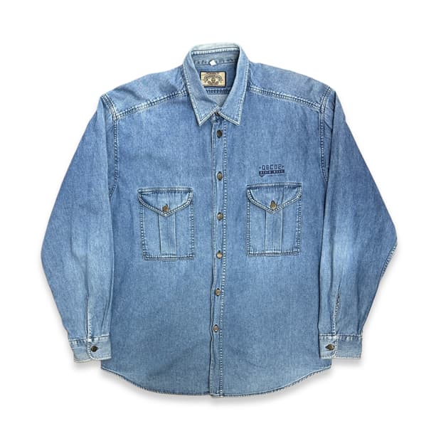 80s ARMANI JEANS 데님웨어 셔츠 L