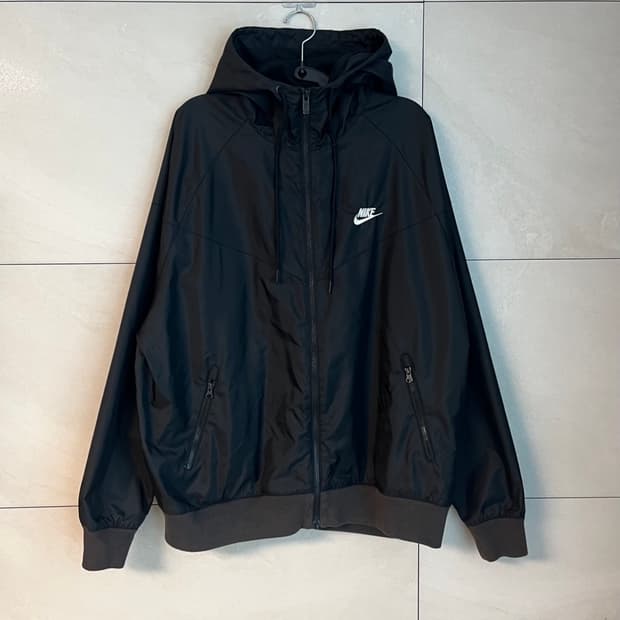 [2XL] 나이키 윈드러너 바람막이 블랙 