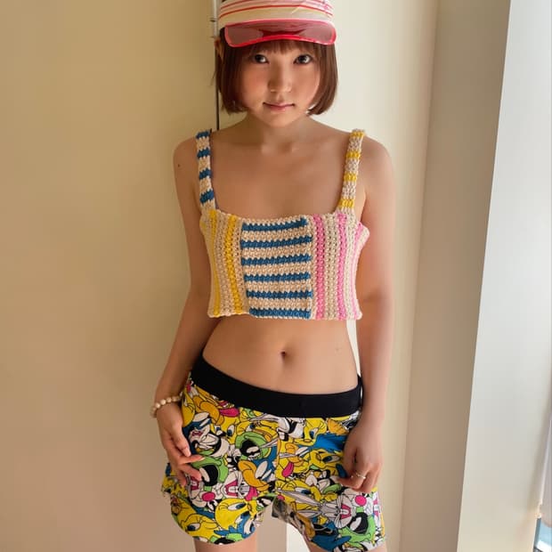 Rainbow short vest