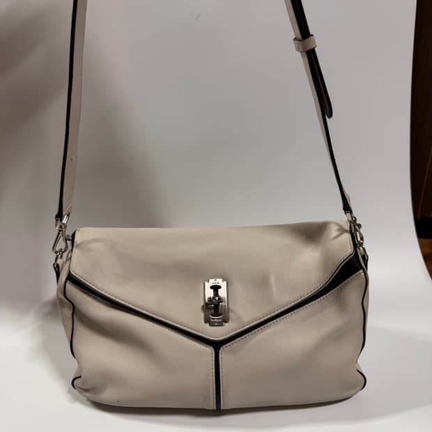 분크 오르빗 아이보리 숄더백