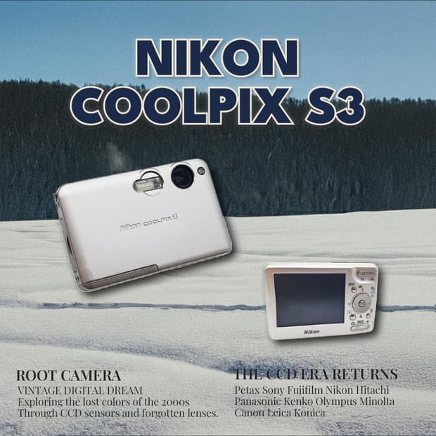 니콘 쿨픽스 S3  글로우실버🧊 변우석 빈티지 디카 디지털카메라