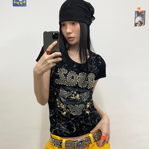 OSQZ Butterfly Cubic Mash T-shirt 